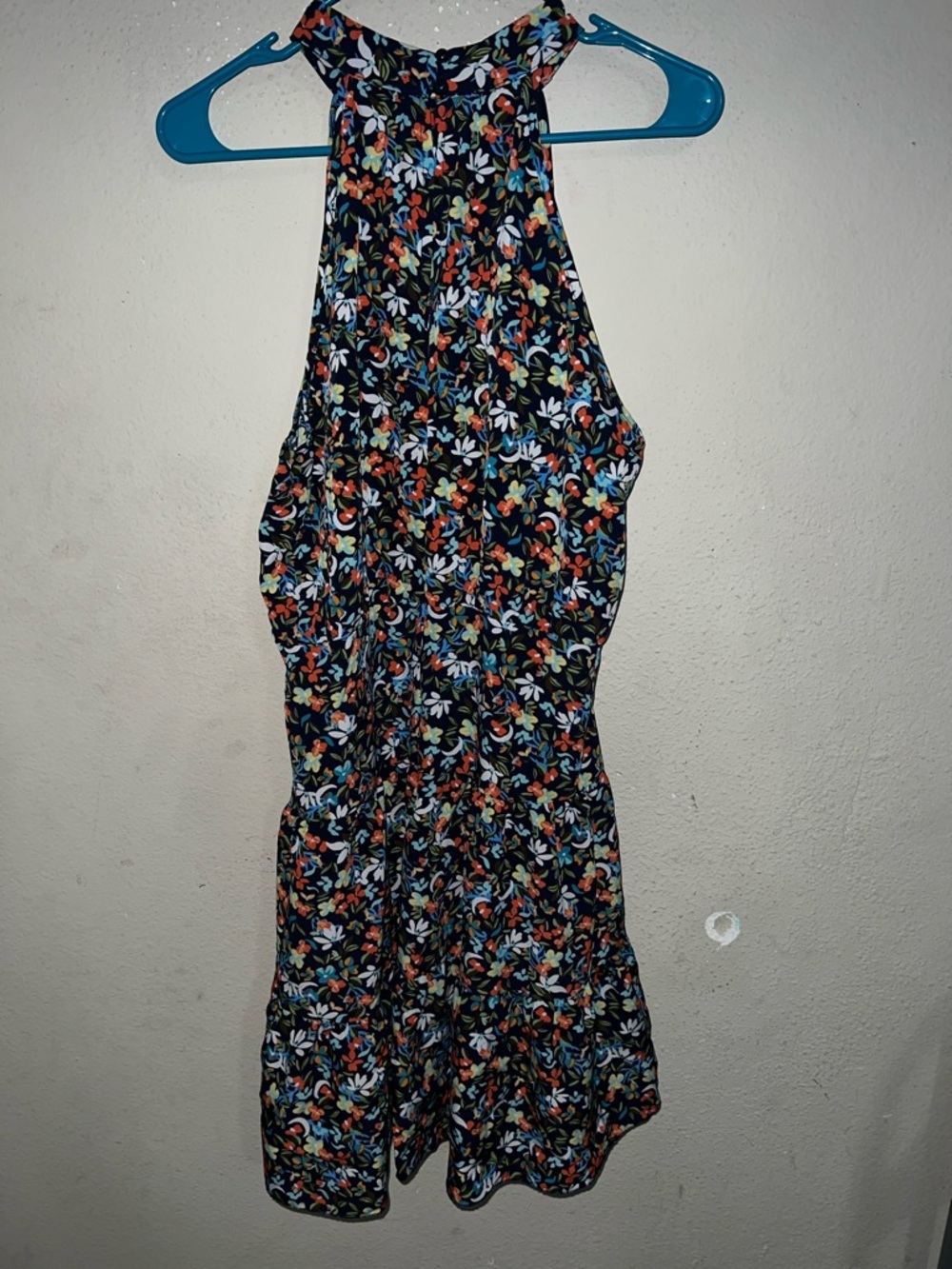 SHEIN Black Floral Halter Mini Dress - Picture 5 of 5